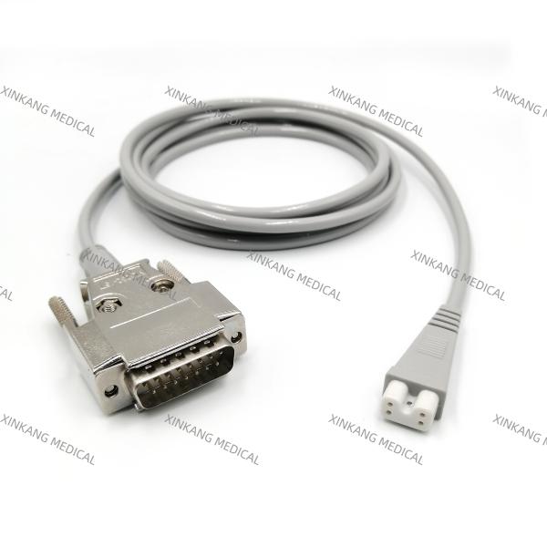 15pin Flow Sensor Cable Compatible With Drager Babylog8000 8409626t