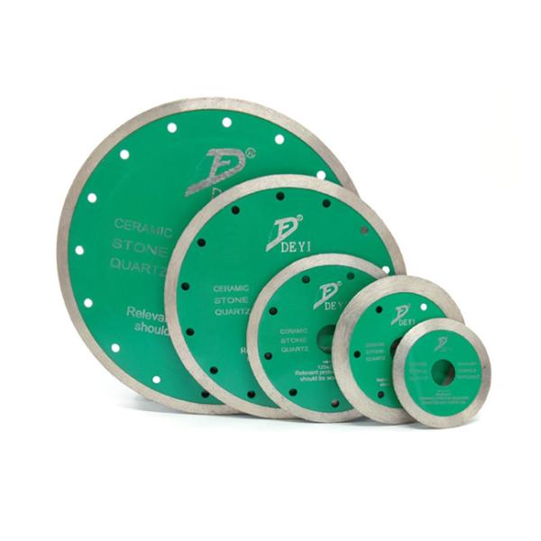 Blue Continue Rim Wet Sintered Diamond Disc Cutting Blade Dia 75mm 105mm