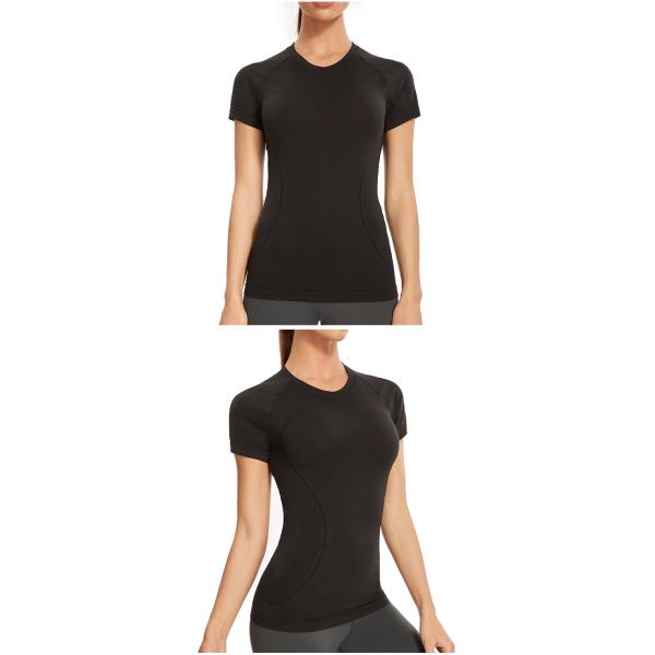 Lulu Seamless Yoga Slim Fit Short Sleeve Breathable T Shirt Women Gym Fitness Top