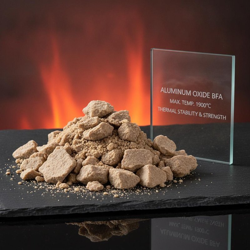 Aluminum Oxide BFA designed to resist maximum temperature 1900ºC perfect choice for industries needing thermal stability and strength