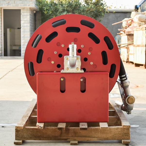 2 Inch Electric Hose Reel 30m Length Designed for Airport Boat or Mine Made of Carbon Steel Customized