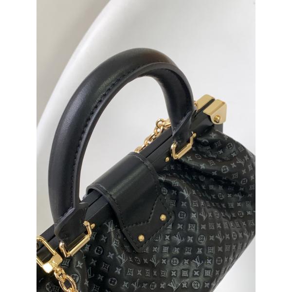 Sac d'embrayage personnalisé de monogramme de cuir de vachette Louis Vuitton M45571