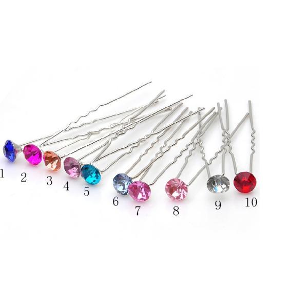 Children diamond bridal hair accessories hair fork U-shaped hairpin hairpin