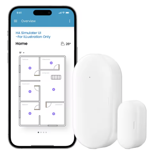 3.5 X 2.5 X 1.0 Inches Zigbee Connectivity Smart Home Sensors providing