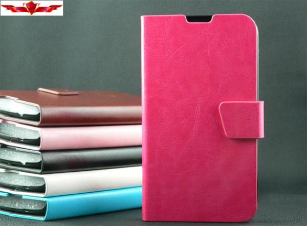 Dirtproof/Waterproof HUAWEI C8815 PU Wallet Cover Cases Accurate Holes Slot Multi Colors