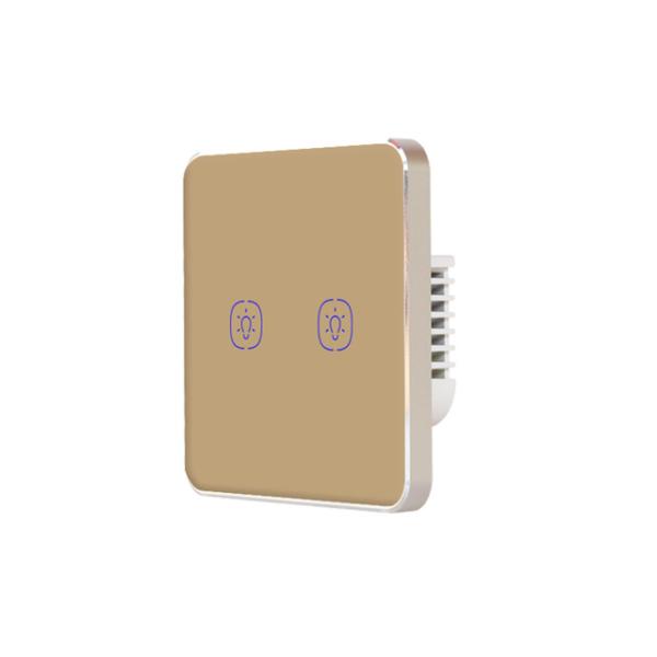 Glomarket Smart Wall Switch EU Standard 1 / 2 / 3 / 4 Gang Tuya Wifi Voice Control