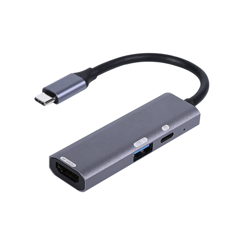USB C To HDMI Multiport Adapter, Thunderbolt 3 To HDMI Hub With 4K HDMI, 1*USB 3.0 And 65W PD Charging ...