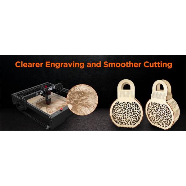 10W Wood Laser Cutting Machine 400x410mm Desktop CNC Laser Engraver For Wood