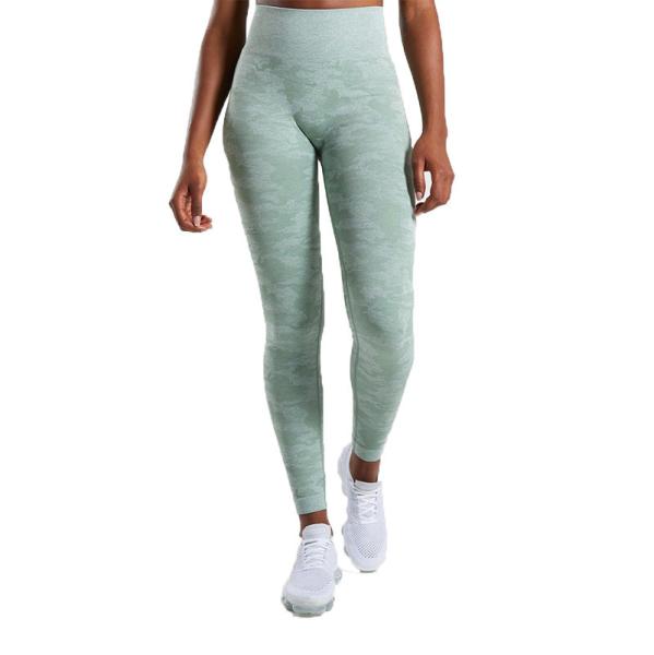 High Waisted Seamless Leggings , Push Up Gym Leggings For Women Sport Fitness