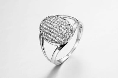Pear Shield 925 Silver CZ Rings For Valentine'S Day Unisex