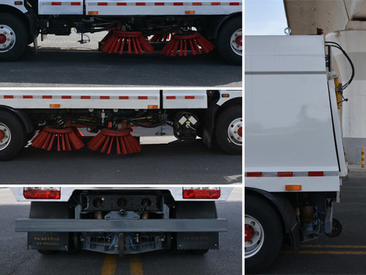Nuevo camión de limpieza energética con discos de barrido dispuestos simétricamente