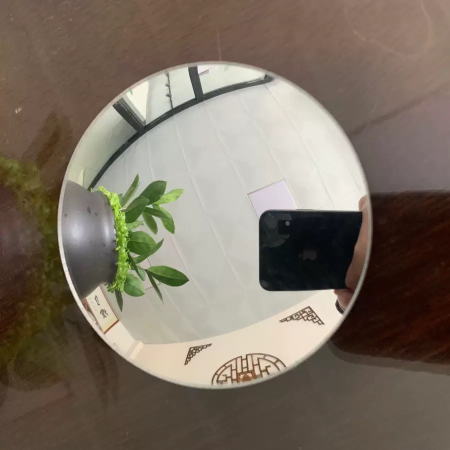 Shatterproof Acrylic Plastic Convex Mirror Baby Stroller Rearview Mirror Wide Angle Clear View Infant Safety