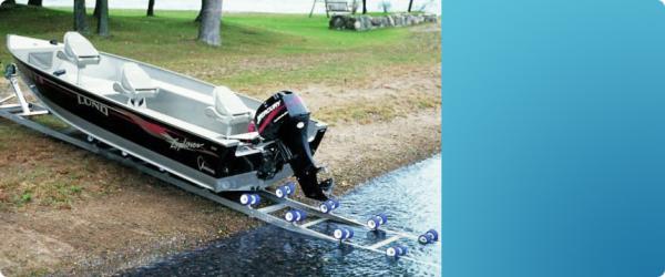Hot Galvanized Aluminum European style tandem Boat Trailer with Hand Winch