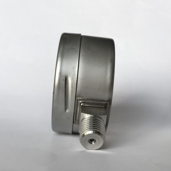 SS 316L 63mm Vacuum Pressure Gauge 1 Bar Bayonet Ring Pressure Gauge