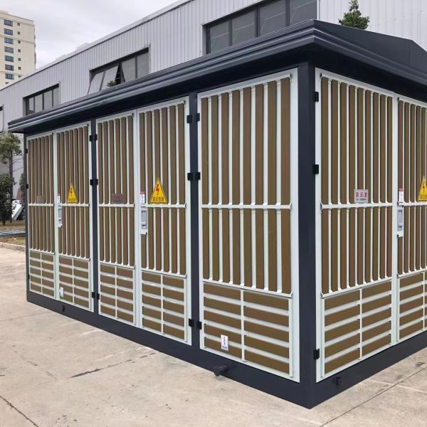 Alum Zinc Coated Box Type Substation 11KV 33KV Pre Installed Power Distribution Solution