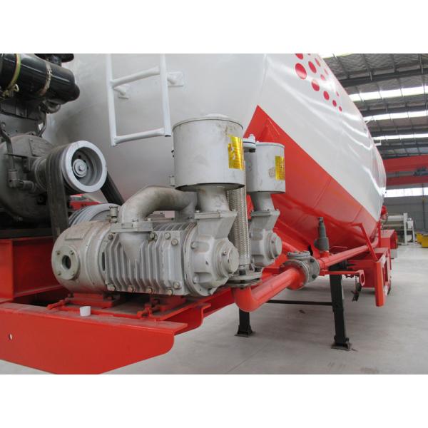 2/3/4 Оси 30-60cbm воздушный компрессор грузоподъемник Сило порошкообразный грузоподъемник Цементный бак Полуприцеп