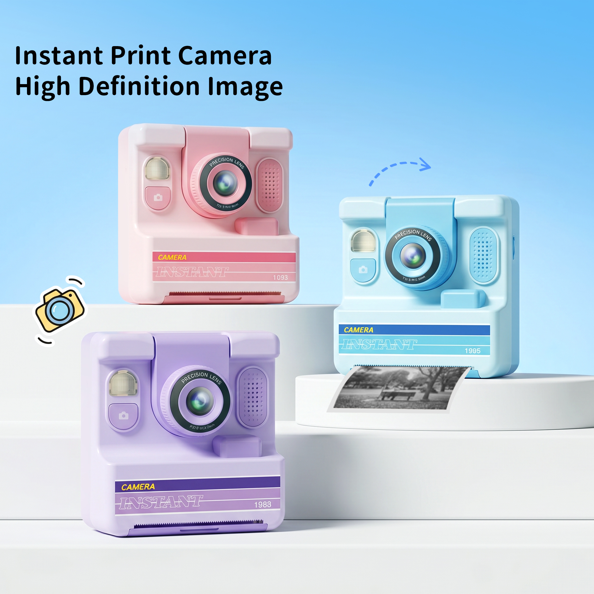 D7 2.4-Inch IPS Screen CMOS 1080p HD Built-in Flash Interchangeable Lens