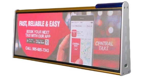 Brilho alto 4500nits de sinal de propaganda do telhado do carro de P2.5mm 3840Hz
