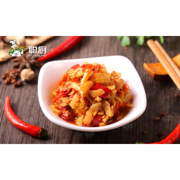 Seasoned Freezer Friendly Side Dishes 130g Chinese Spicy Pickled Radish