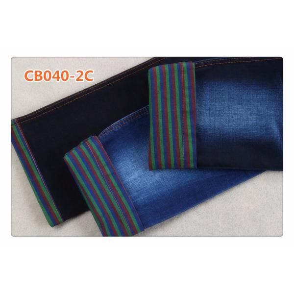 Красная голубая зеленая пряжа утка ткань джинсовой ткани 10 Oz