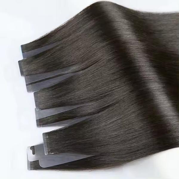 100% Remy Raw Human Hair Tape-In Hair Extension from with 60% Longest Hair Ratio