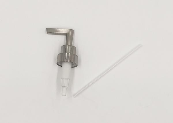 28mm Sealing Type Silver Color Cosmetic Lotion Pump Customized Printing