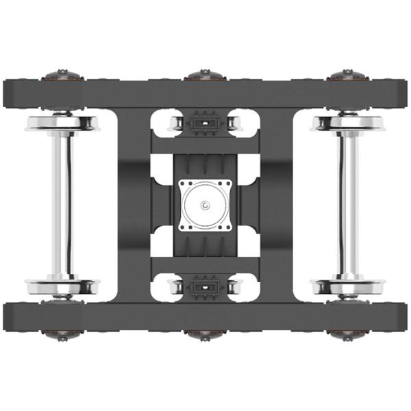 Simple Structure Railcar Bogie Welded Frame For Low Speed Heavyload Wagon