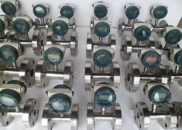 digital pannle wheel flow meter with flanged connection 4~20mA output