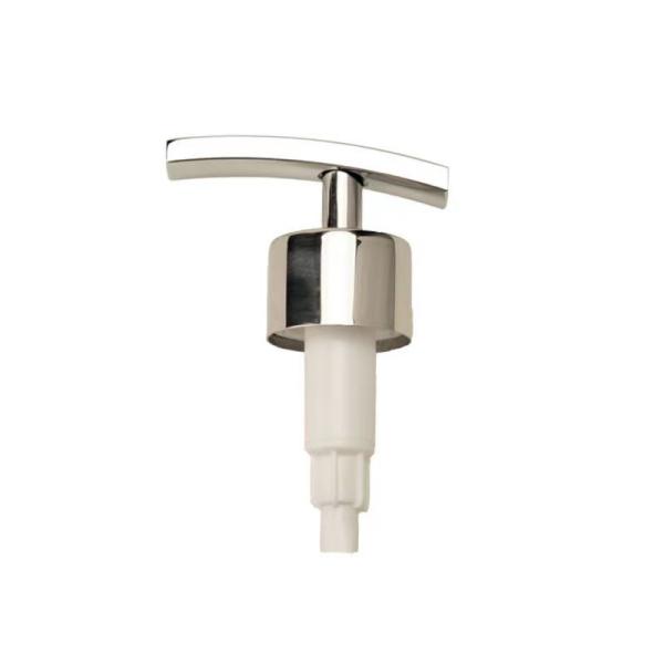Conception de luxe 28 / 415 pompe à lotion en acier pour les soins de la peau