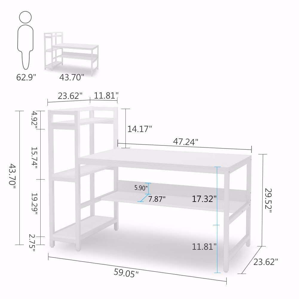 Modern Computer Desk Gaming Desk Table with ISO9001/ISO14001 Certificate and Mail Packing