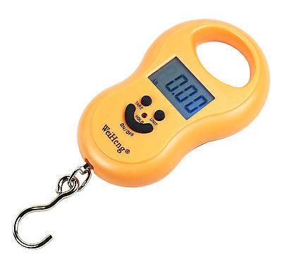 Orange Portable Electronic Luggage Scale With Over Load Indication