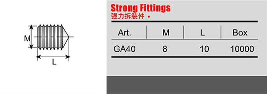 Strong Connecting Fittings for Modern Furniture Zinc Plated 4 in 1 Mini Fix Cam and Bolt