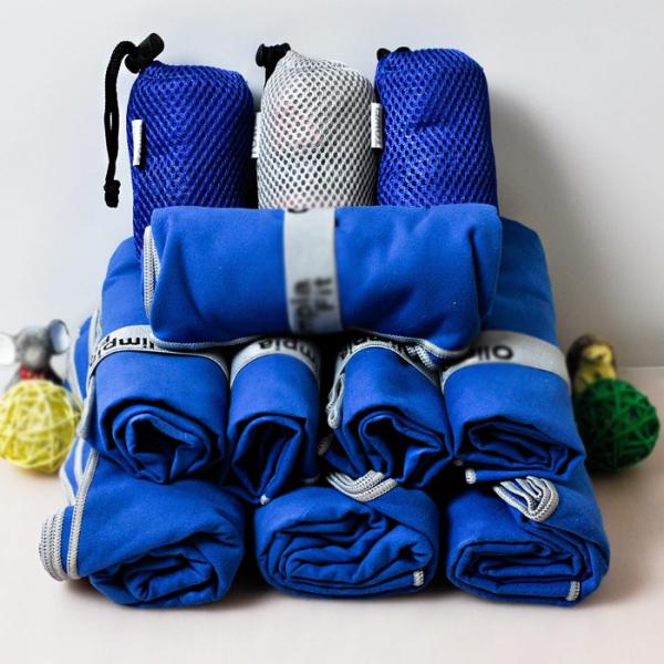 Toalla sudada de secado rápido al por mayor de la microfibra del gimnasio de la aptitud del viaje con Mesh Bag