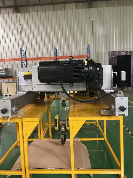 Two Girder NHA - D Electric Rope Hoist European Designed Long Service Life Span