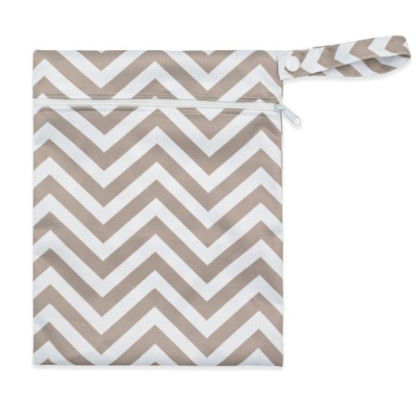 20x25cm Organic Cotton Reusable Sanitary Pads Diaper Menstrual Bag Portable Mommy Bag Zipper