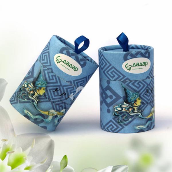 Customizable Cardboard Paper Tube Packaging Compact Tube Packaging For Candles