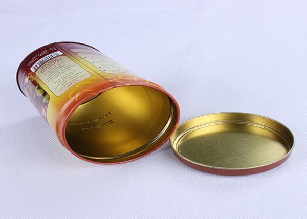 Full Color Printing Empty Metal Coffee Tins With 0.23 MM Tinplate Material YT1191