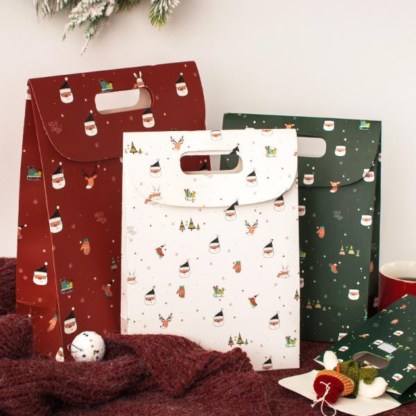 Sacs cadeaux de Noël sur mesure imprimés en papier kraft