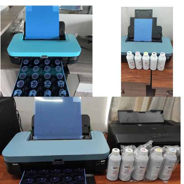 Основание медицинского x Рэй фильма выхода 280gsm струйное голубое для изображения 10x12 11x14 A4 A3 DR CT MRI