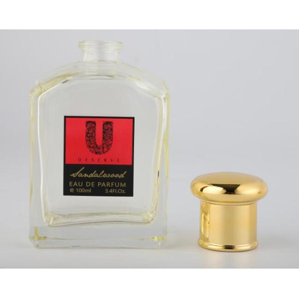 квадратная бутылка спрейера стеклянных флаконов духов 100мл с пластиковой упаковкой Скинкаре крышки