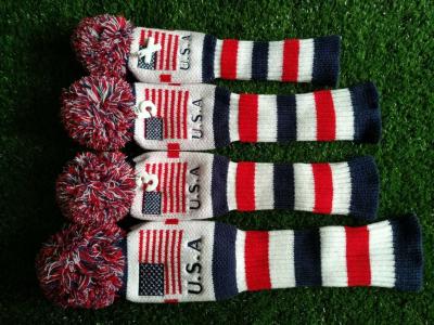 knitted head cover , golf knitted head cover , golf head cover  , golf headcover