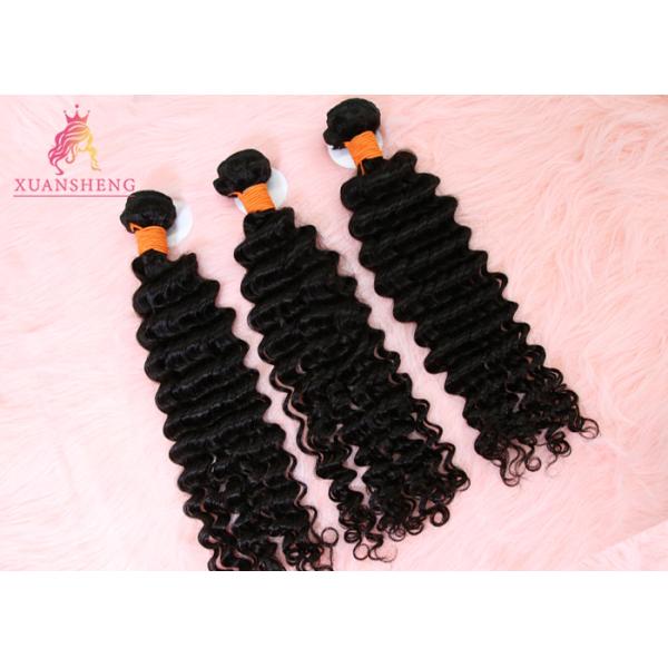 Deep Wave Virgin Human Hairs Malaysian Remy Hair Human Hair Bundles