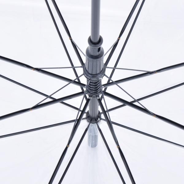 Transparent PVC Color Straight Rod Umbrella Three-Folding Design for All in 1 Function