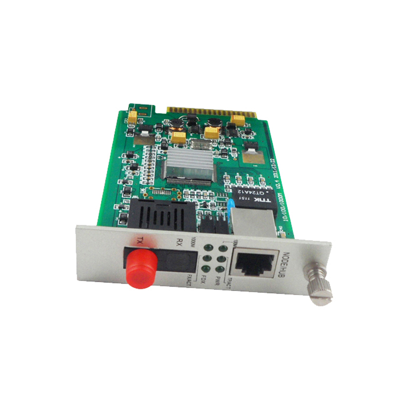 10/100/1000M single mode single fiber Card Type Fiber Media Converter