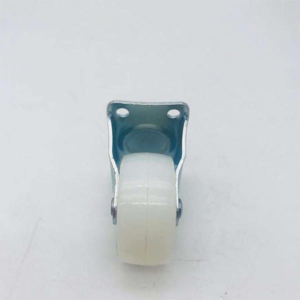 3 Inch White PP Wheel Furniture Cabinets Stable Caster