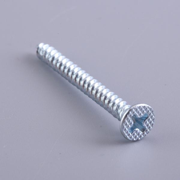 NXF ASTM JIS EN 1008AL Carbon Steel S235JR  M1-M130 Galvanized Steel Countersunk Head Self Tapping Screws