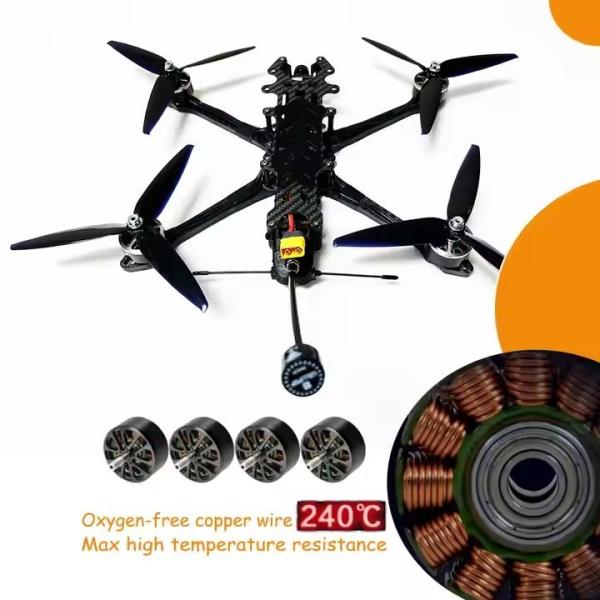 Mark4 V2 Cadre en fibre de carbone Micro FPV Drones de sport Drone de course longue portée Kit avec 5 7 10 13 pouces VTX 2.5W RUSHFPV