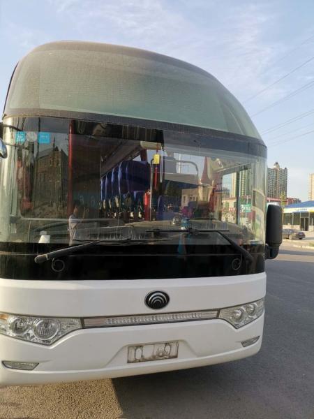 Movimentação usada Yutong da mão esquerda do motor diesel do ônibus da pousa-copos dos assentos 6122HQ9A 51 com A/C