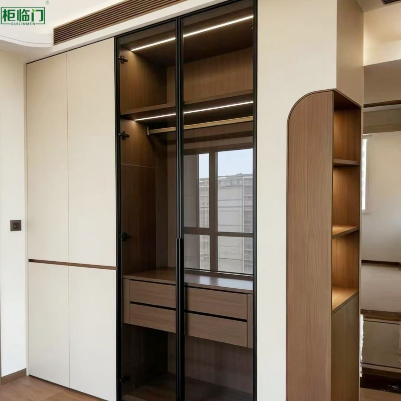 Customized Aluminum Wardrobe Cabinet Eco Friendly Insect Prevention