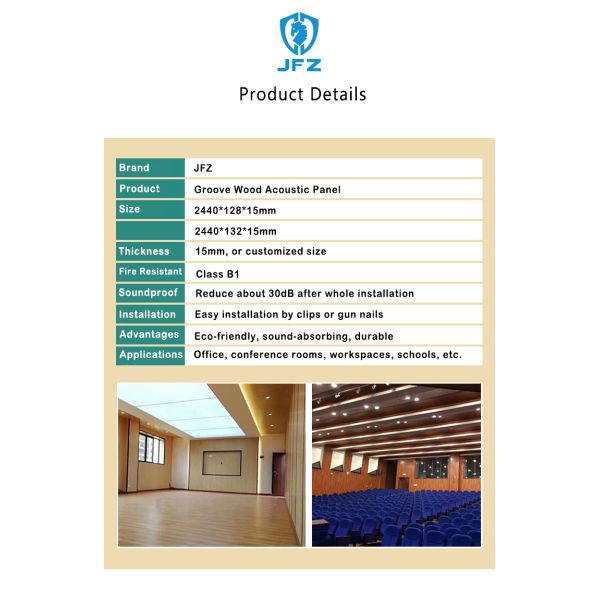 Customized Mgo Board Waterproof Acoustic Wall Panel For Stadium